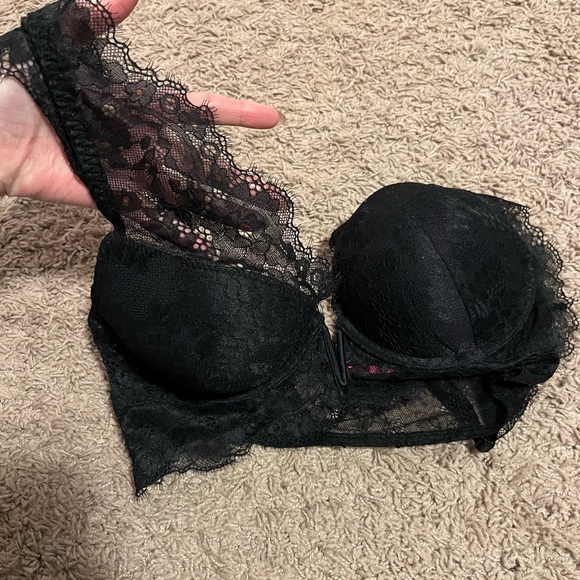 Black never worn super push-up bralette / bra top - Picture 3 of 3